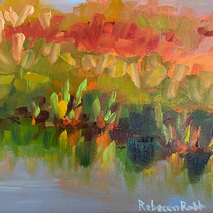 Auburn Meadow | Oil on Canvas | 20"x20" | Framed