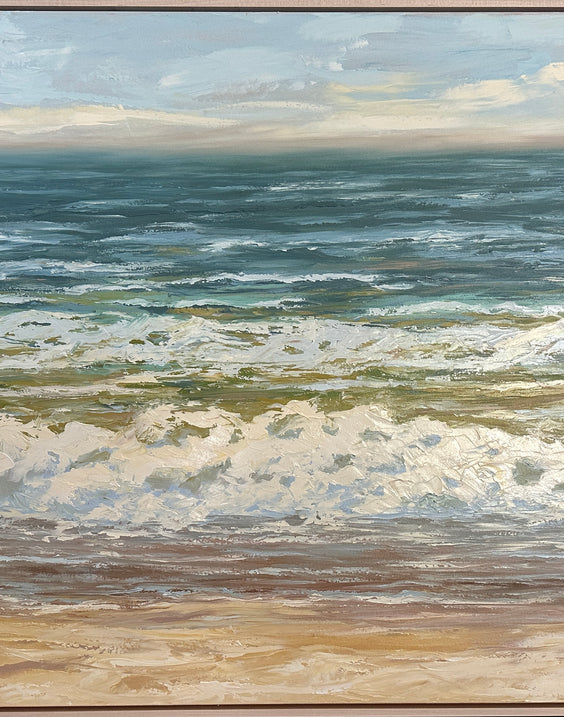 Sand And Foam | Oil on Canvas | 30
