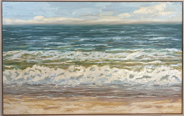 Sand And Foam | Oil on Canvas | 30" x 48”