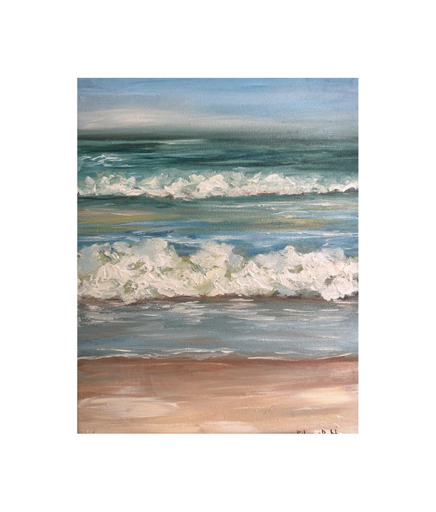 Light Blue | Oil on Canvas | 11" x 14"