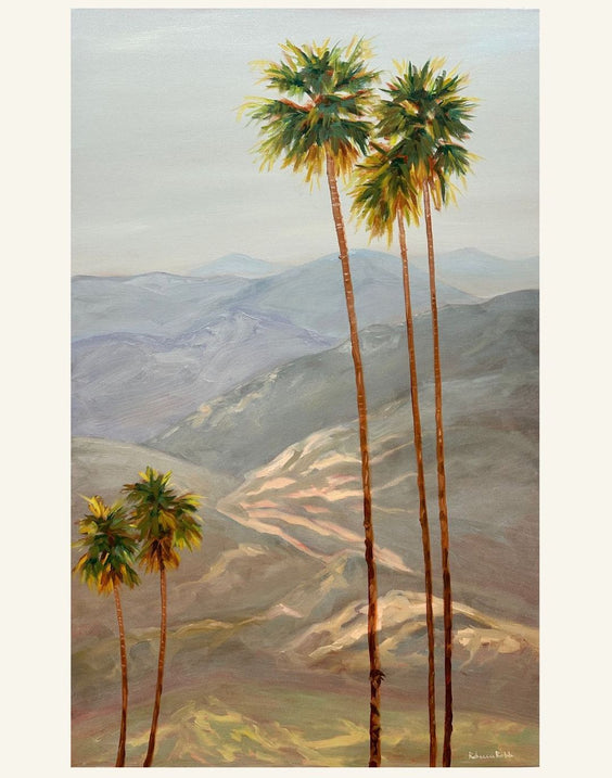 California Palms | Paper Prints | from 9 x 12 - rebeccarobbfineart.com
