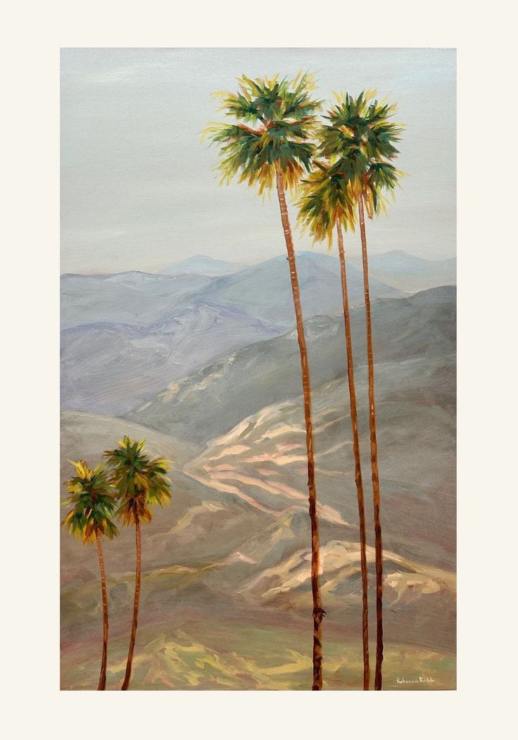California Palms | Paper Prints | from 9 x 12 - rebeccarobbfineart.com