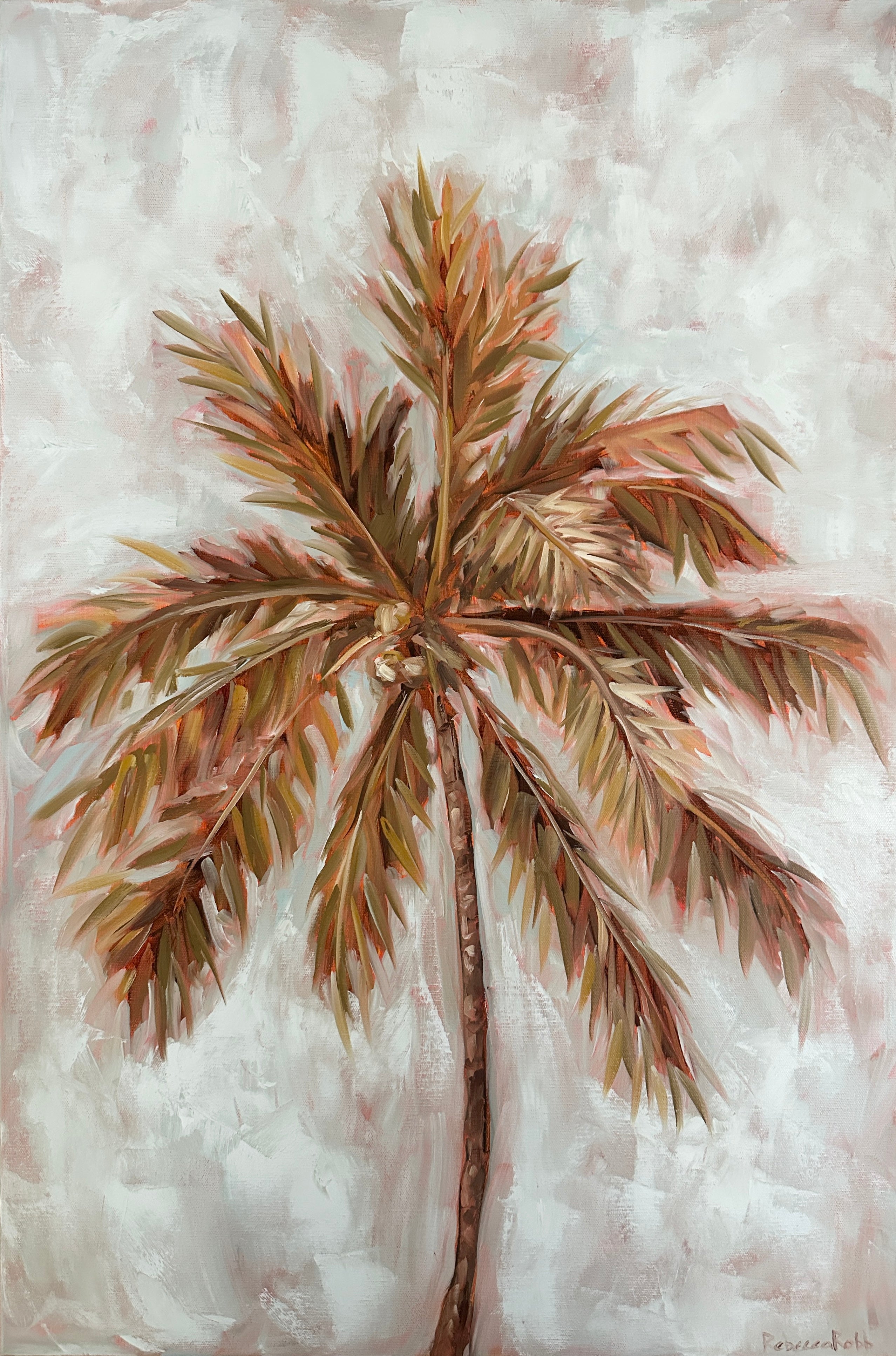 coconut palm print Coconut Palm | Oil on Canvas