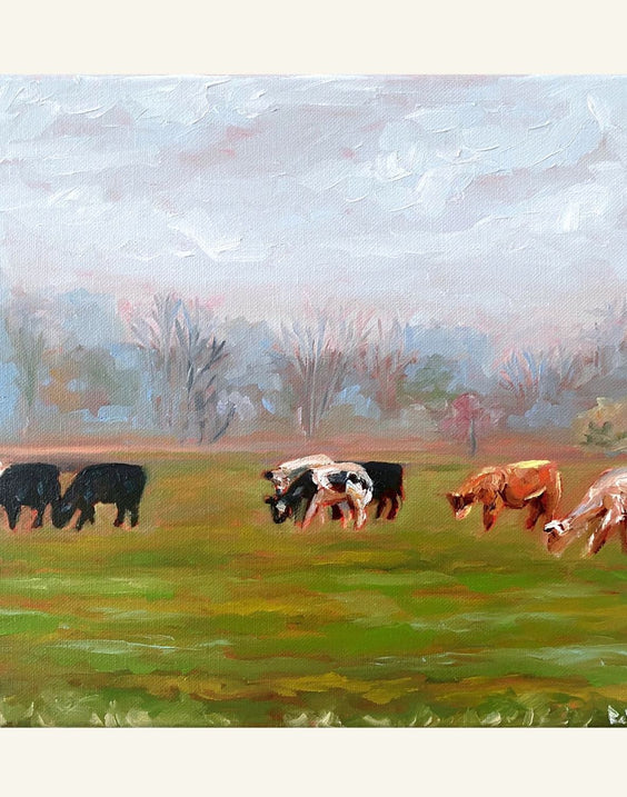 Grazing | Paper Prints | from 14 x 11 - rebeccarobbfineart.com