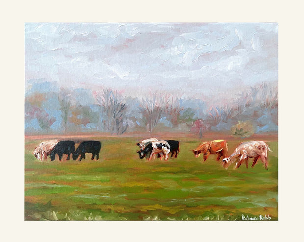 Grazing | Paper Prints | from 14 x 11 - rebeccarobbfineart.com