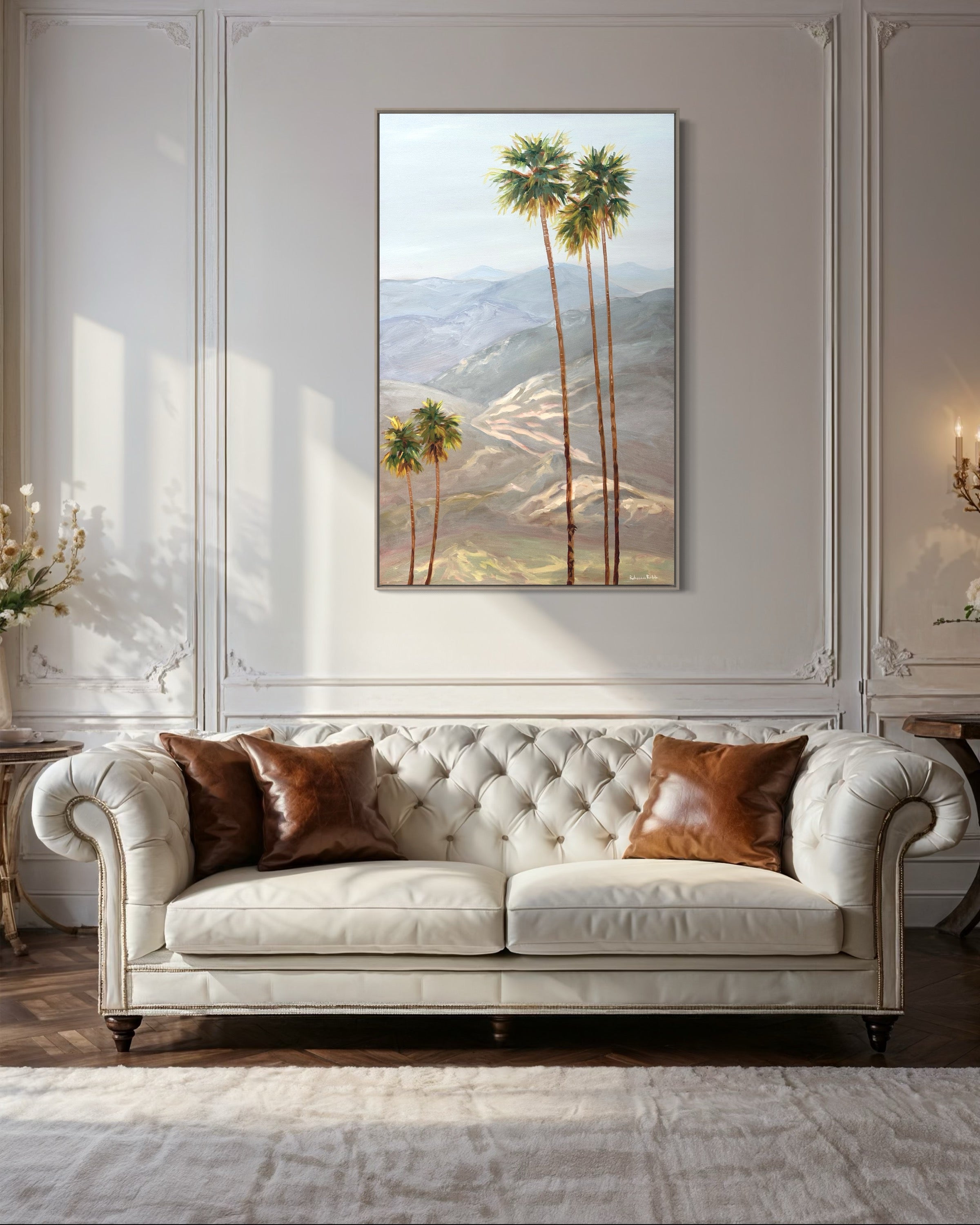 California Palms | Oil on Canvas | 48