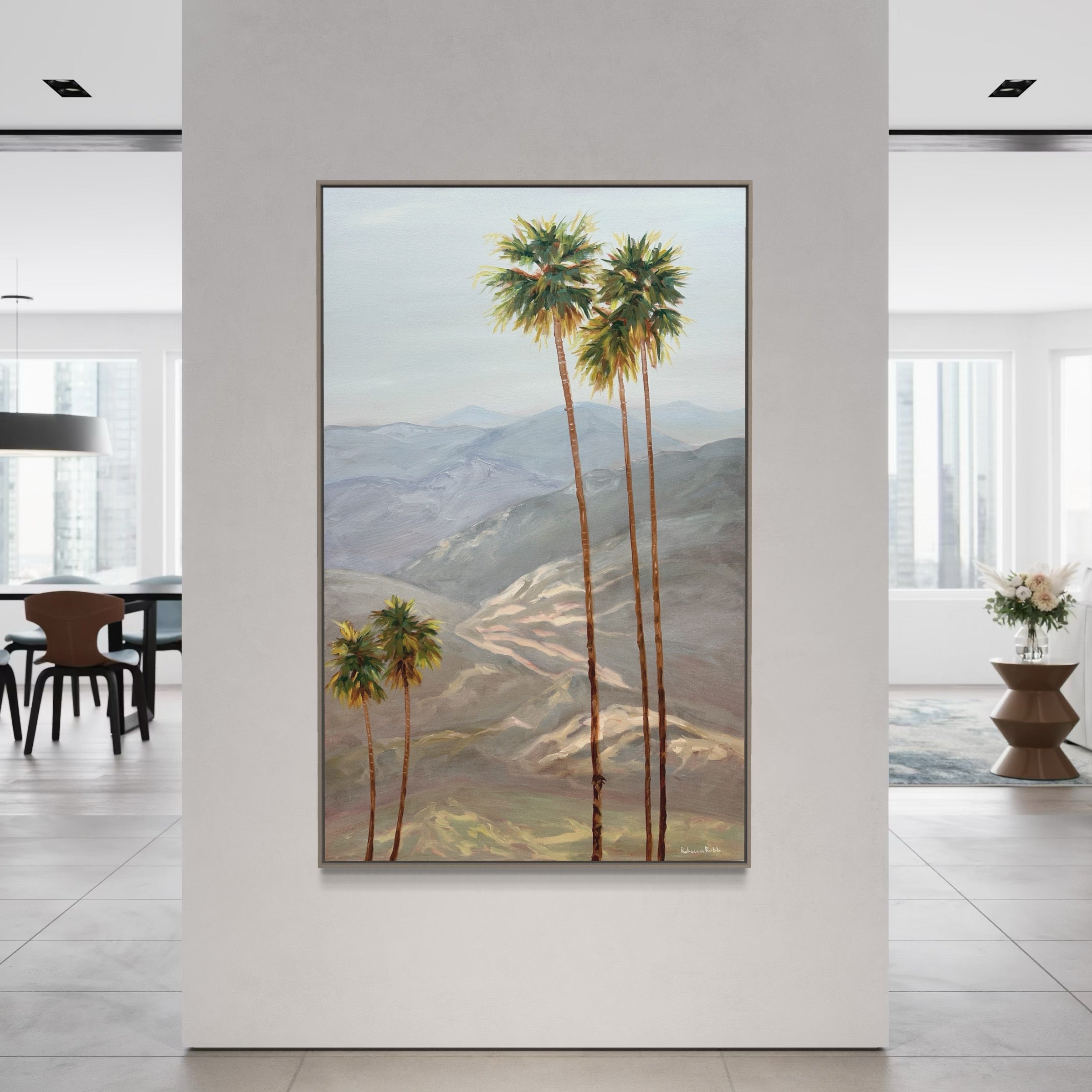 California Palms | Oil on Canvas | 48" x 30"