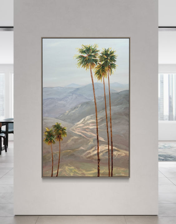 California Palms | Oil on Canvas | 48
