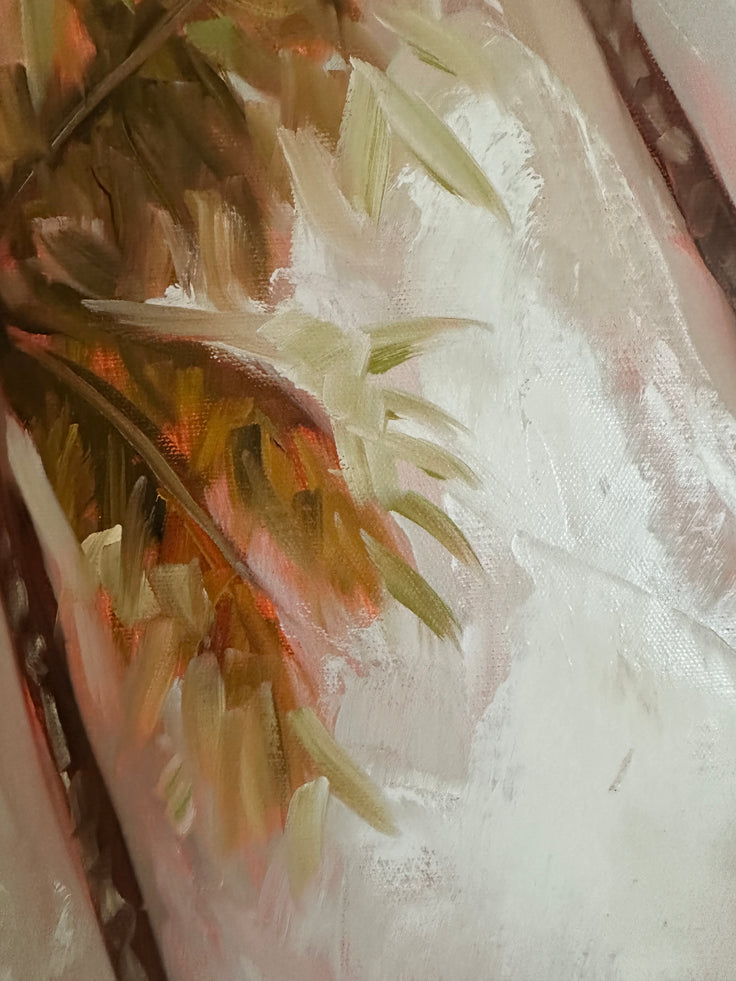 Leaning Palms | Oil on Canvas | 20