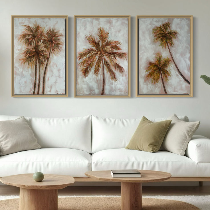 Three Palms | Paper Prints | from 9 x 12 - rebeccarobbfineart.com