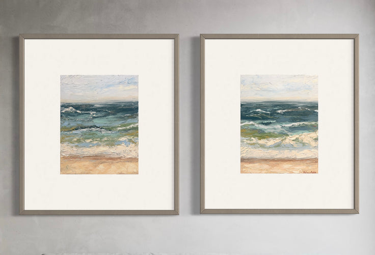 White Sands | Paper Prints | from 16 x 40 ( Diptych ) - rebeccarobbfineart.com