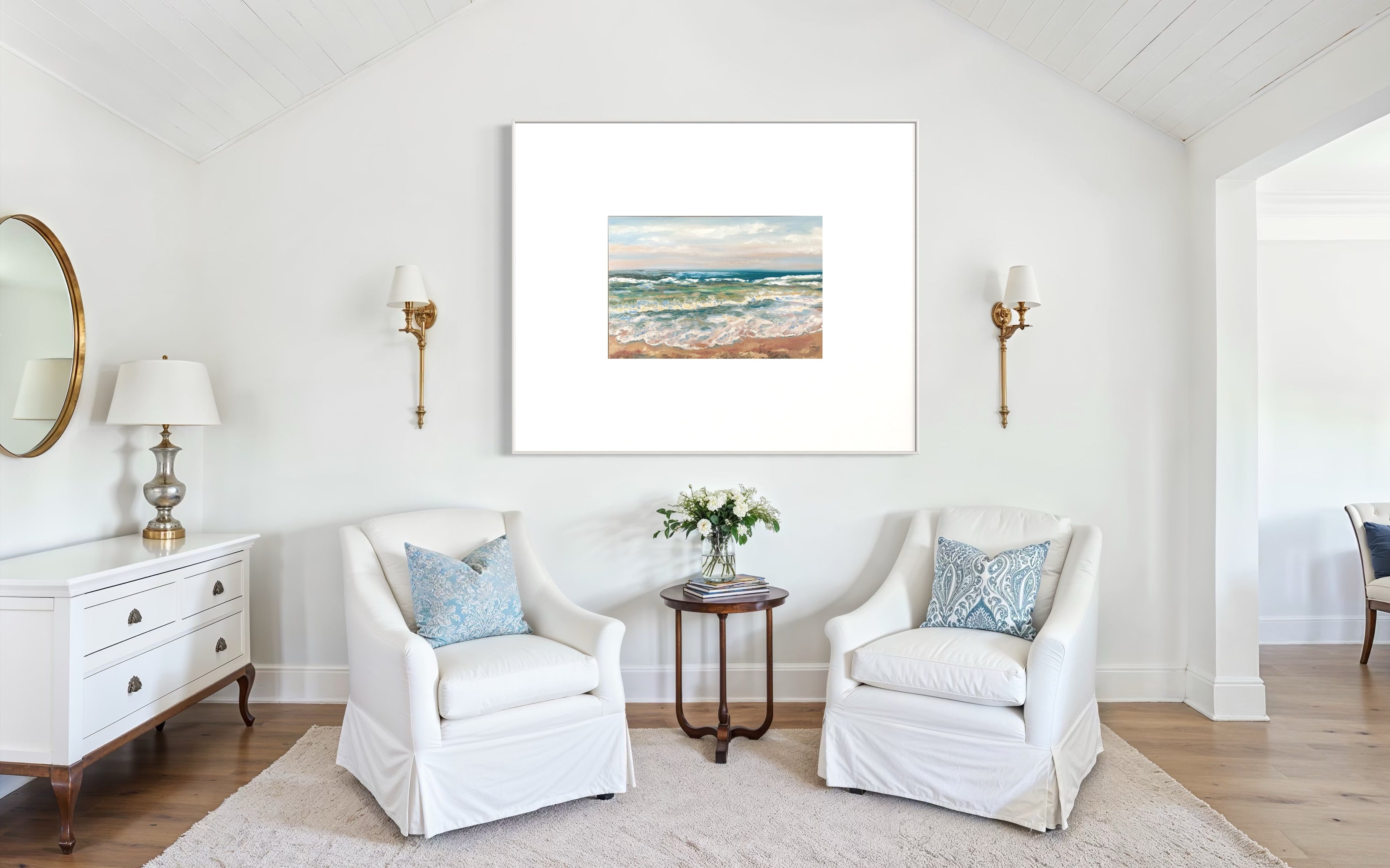 Sea Foam | Paper Prints | from 14 x 11 - rebeccarobbfineart.com