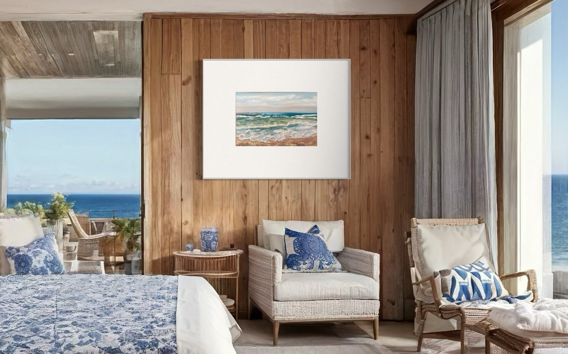 Sea Foam | Paper Prints | from 14 x 11 - rebeccarobbfineart.com