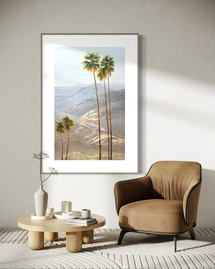 California Palms | Paper Prints | from 9 x 12 - rebeccarobbfineart.com