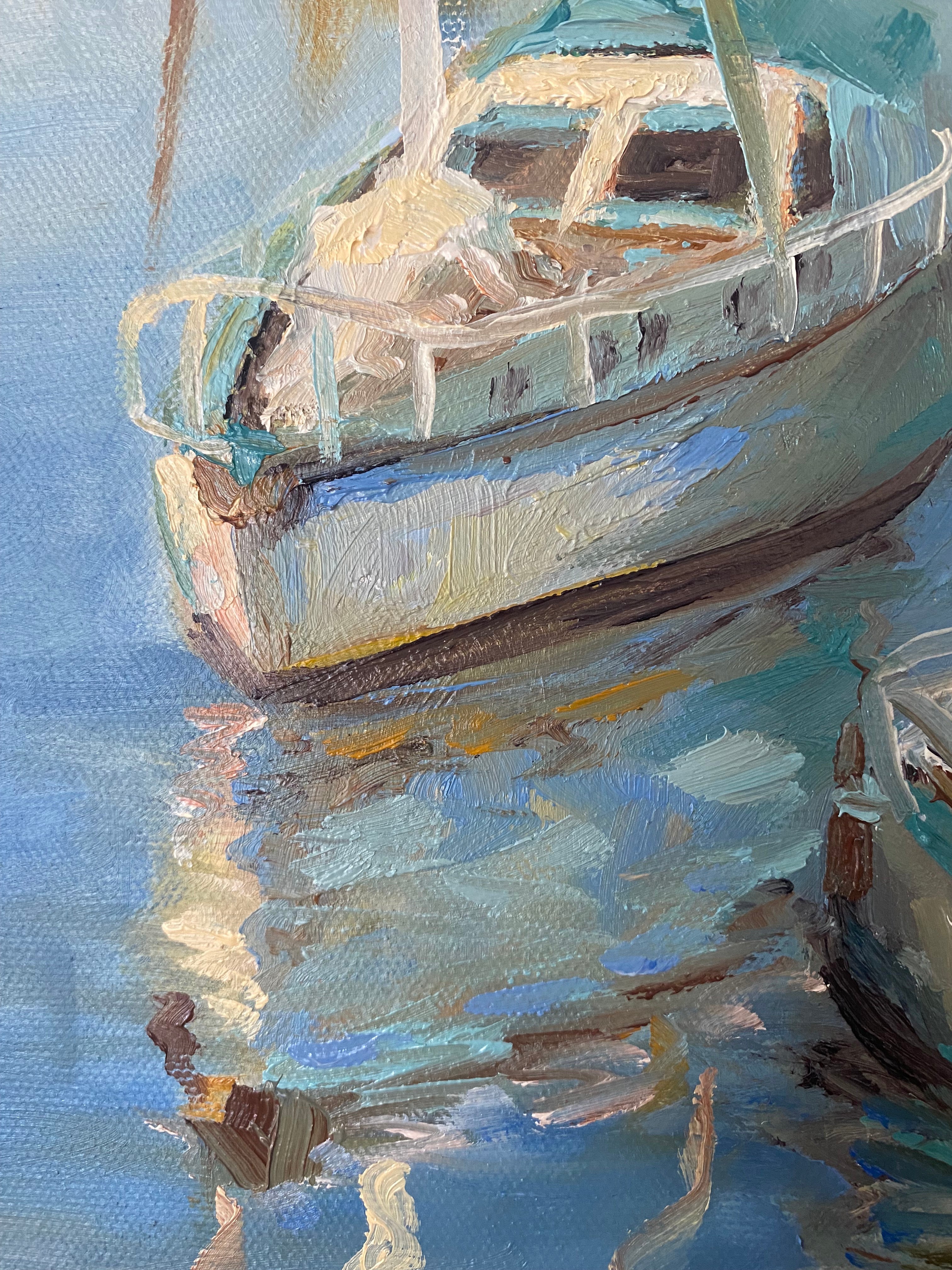 Village Lake | Oil on Canvas | 36