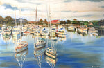 Load image into Gallery viewer, Village Lake | Oil on Canvas | 36&quot; x 24&quot;
