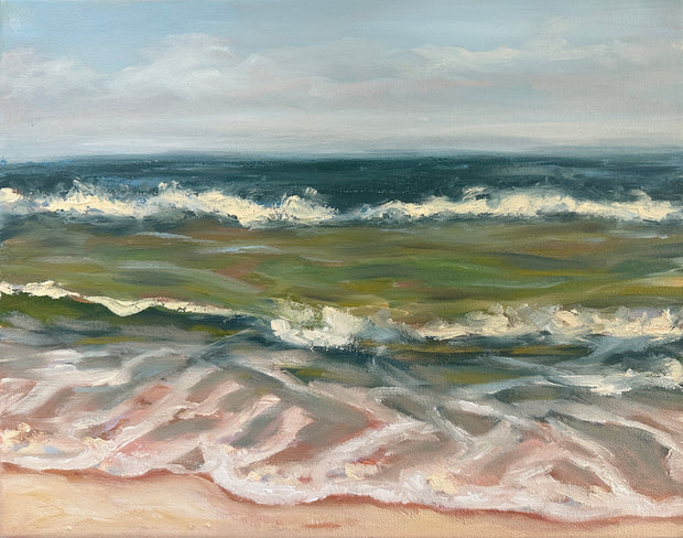 Where I Once Walked | Oil on Canvas | 28 x 11 - rebeccarobbfineart.com