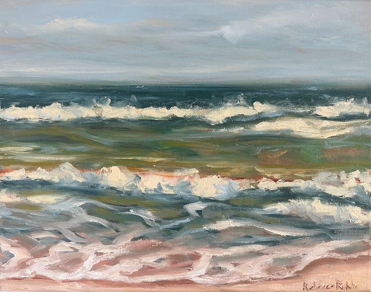 Where I Once Walked | Oil on Canvas | 28 x 11 - rebeccarobbfineart.com