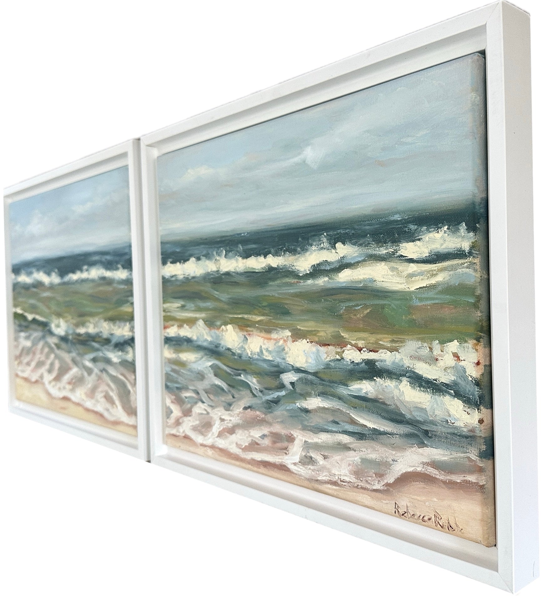 Where I Once Walked | Oil on Canvas | 28 x 11 - rebeccarobbfineart.com
