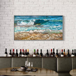 Load image into Gallery viewer, Comes In Waves | Oil on Canvas | 48&quot; x 24&quot;

