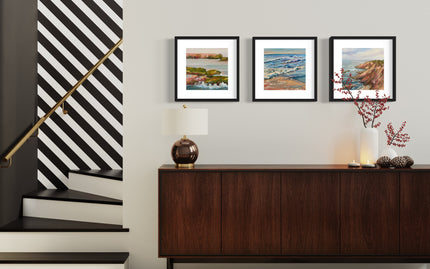 Sea Cliff | Paper Prints | from 12 x 12 - rebeccarobbfineart.com