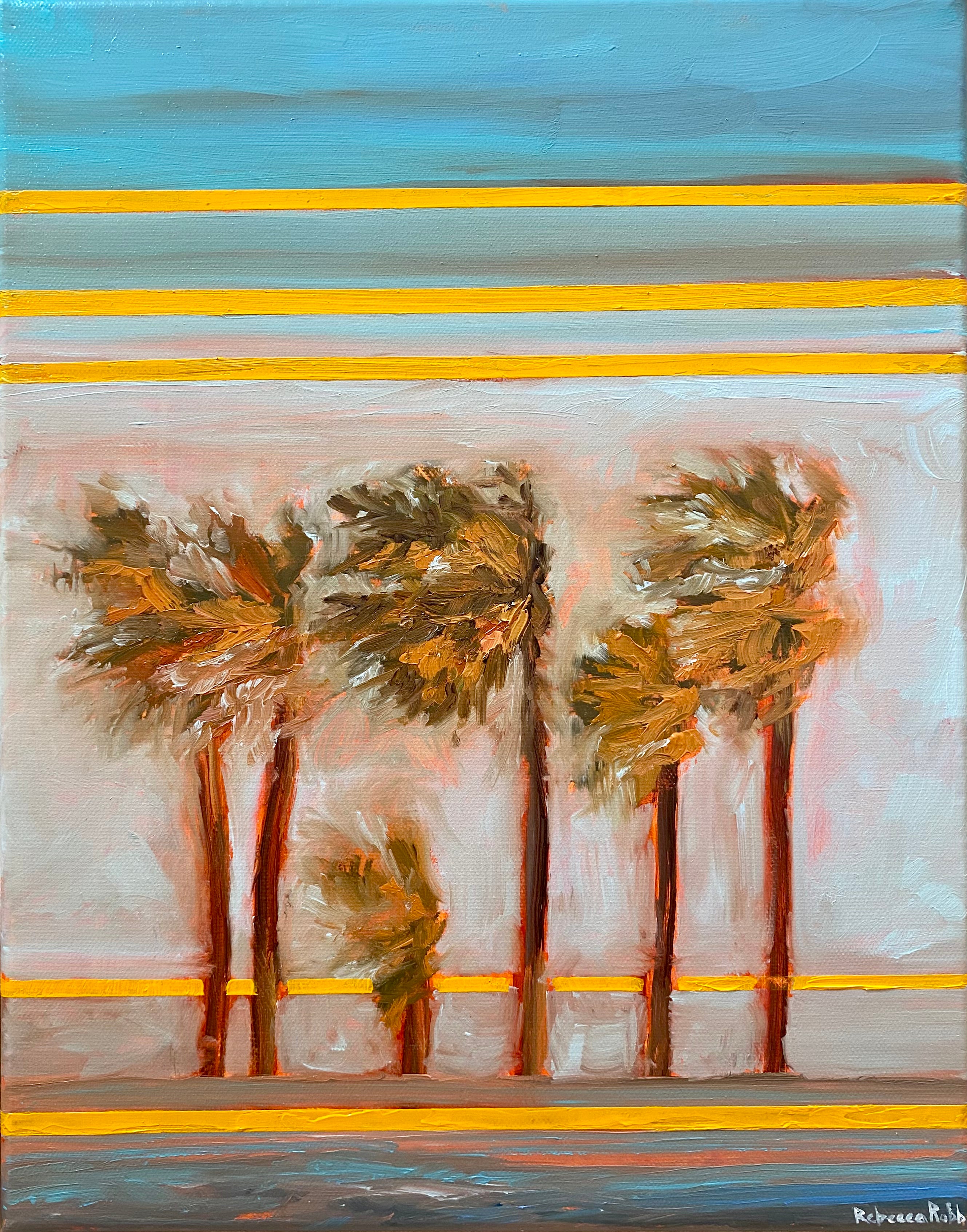 Palms In The Wind | Paper Print | 11" x 14"