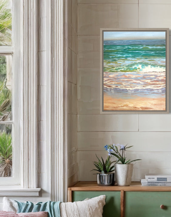 Lilac Beach| Oil on Canvas | 11