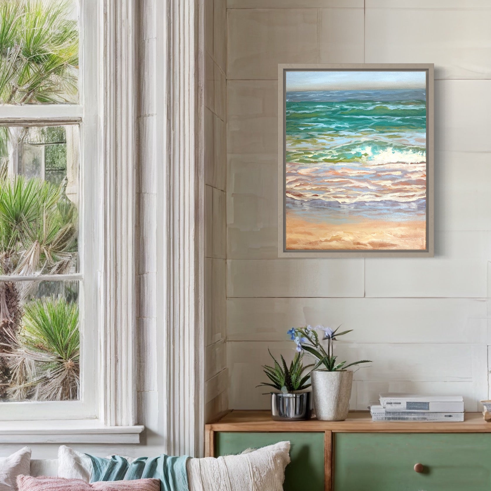 Lilac Beach| Oil on Canvas | 11