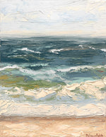 Load image into Gallery viewer, White Sands | Oil on Canvas | 11&quot; x 28&quot; Diptych
