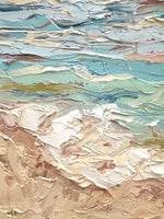 Load image into Gallery viewer, Cyan Seas | Oil on Canvas | 11&quot; x 14&quot;
