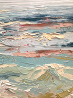 Load image into Gallery viewer, Cyan Seas | Oil on Canvas | 11&quot; x 14&quot;
