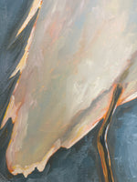 Load image into Gallery viewer, Heron is a 20&quot; x 30&quot; oil painting by artist Rebecca Robb
