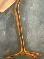 Load image into Gallery viewer, Heron is a 20&quot; x 30&quot; oil painting by artist Rebecca Robb
