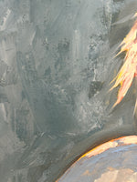 Load image into Gallery viewer, Heron is a 20&quot; x 30&quot; oil painting by artist Rebecca Robb
