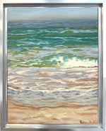 Load image into Gallery viewer, Lilac Beach| Oil on Canvas | 11&quot; x 14&quot;
