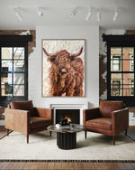 Load image into Gallery viewer, Highland Horns | Oil on Canvas | 30&quot; x 40&quot;
