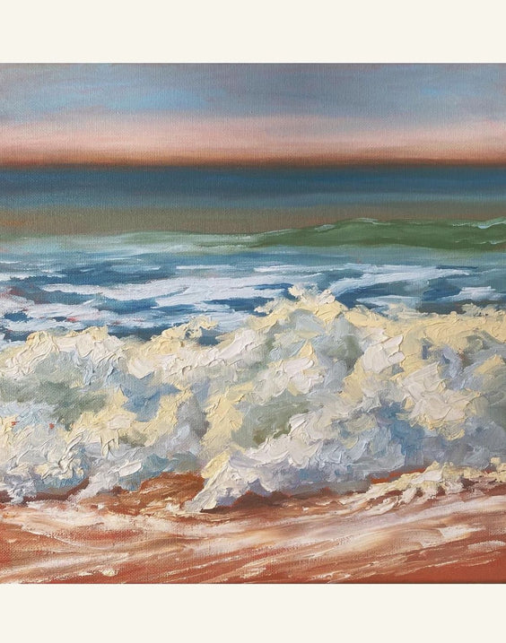 Rushing In | Paper Prints | from 12 x 12 - rebeccarobbfineart.com