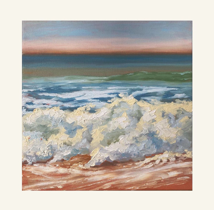 Rushing In | Paper Prints | from 12 x 12 - rebeccarobbfineart.com