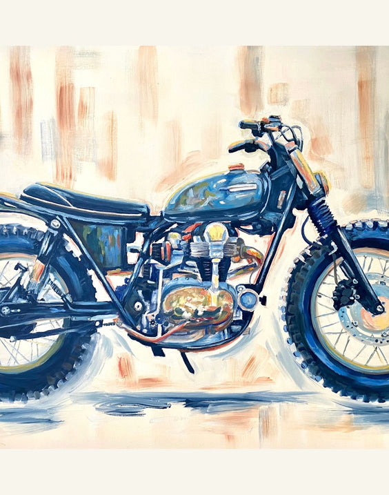 Scrambler | Paper Prints | from 11 x 14 - rebeccarobbfineart.com