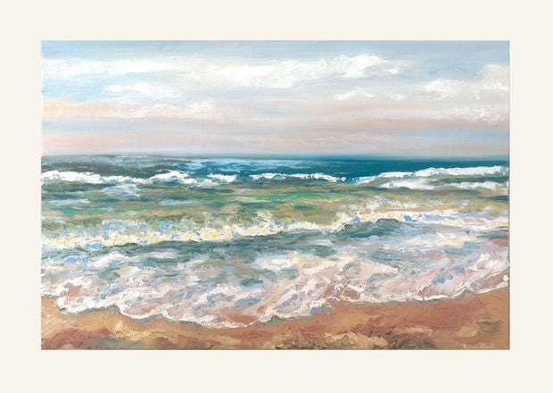 Sea Foam | Paper Prints | from 14 x 11 - rebeccarobbfineart.com