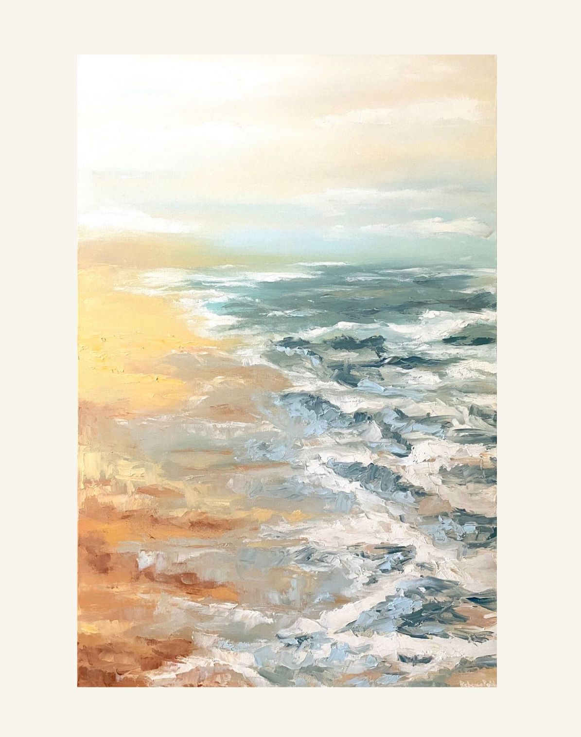 Sea Salt | Paper Prints | from 9 x 12 - rebeccarobbfineart.com