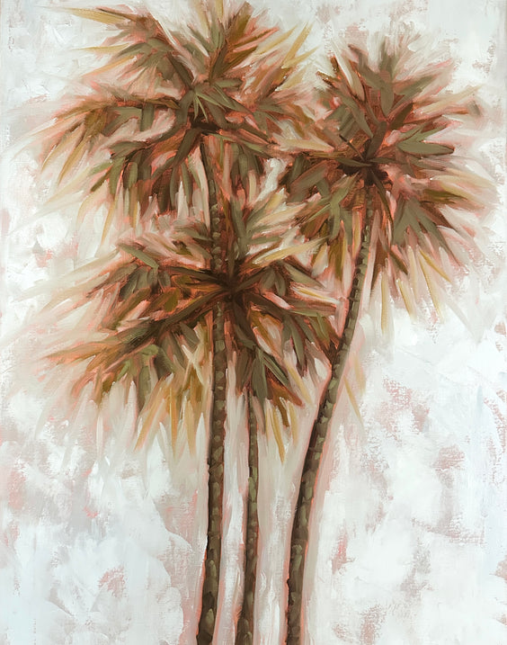 Three Palms | Oil on Canvas | 20