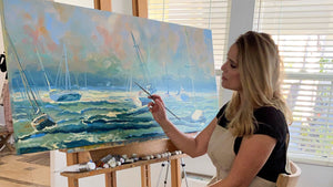 Meet Rebecca Robb, a Fine Artist specializing in oil Painting on canvas living in San Diego, CA.