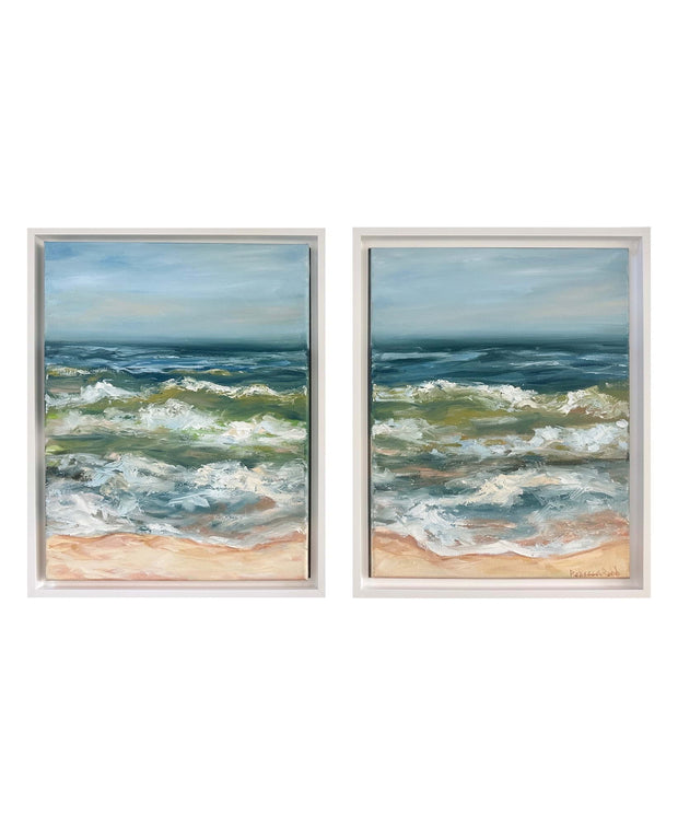 Wash Over Me | Oil on Canvas | 14 x 22 - rebeccarobbfineart.com
