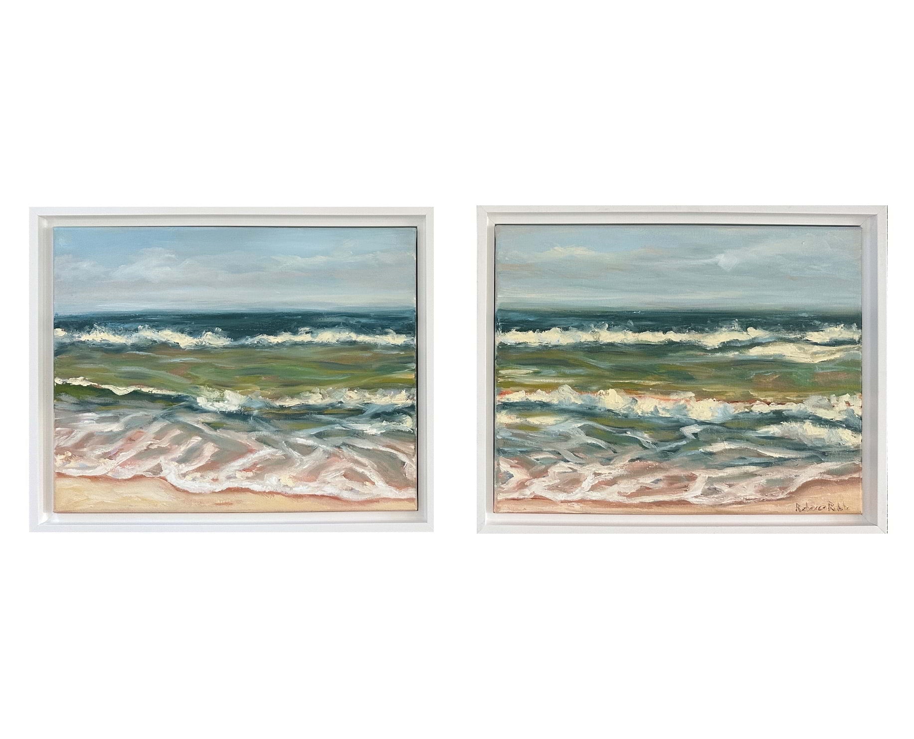 Where I Once Walked | Oil on Canvas | 28 x 11 - rebeccarobbfineart.com