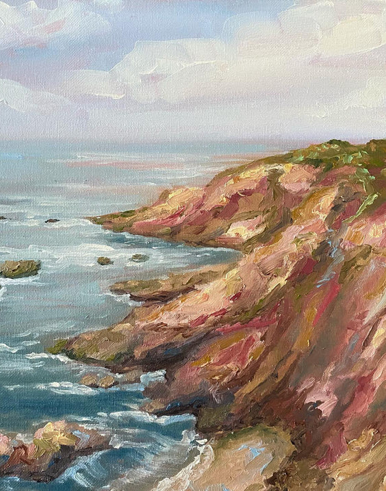 Sea Cliff | Oil on Canvas | 12