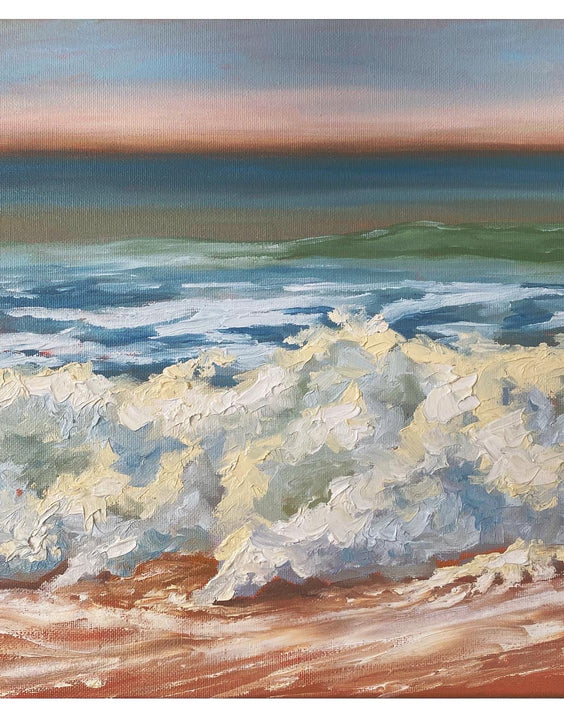 Rushing In | Oil on Canvas | 12