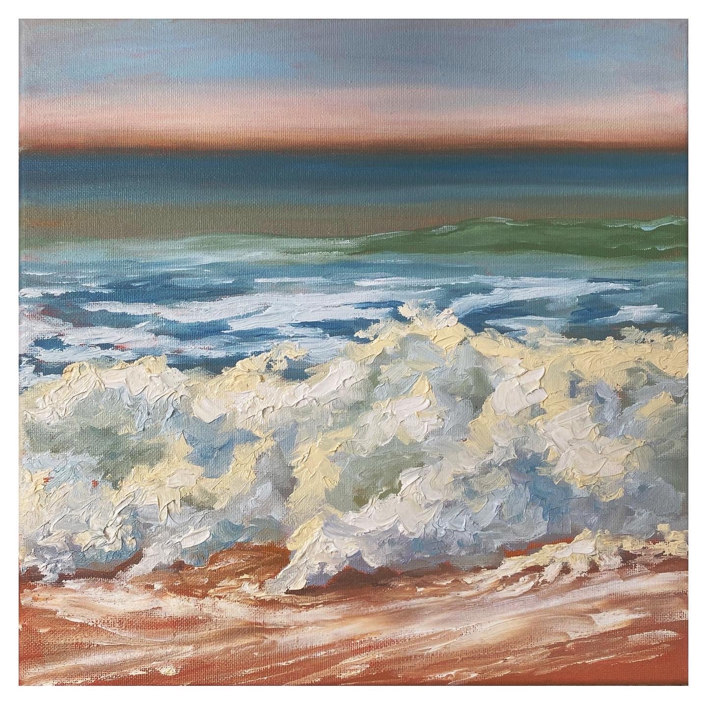 Rushing In | Oil on Canvas | 12