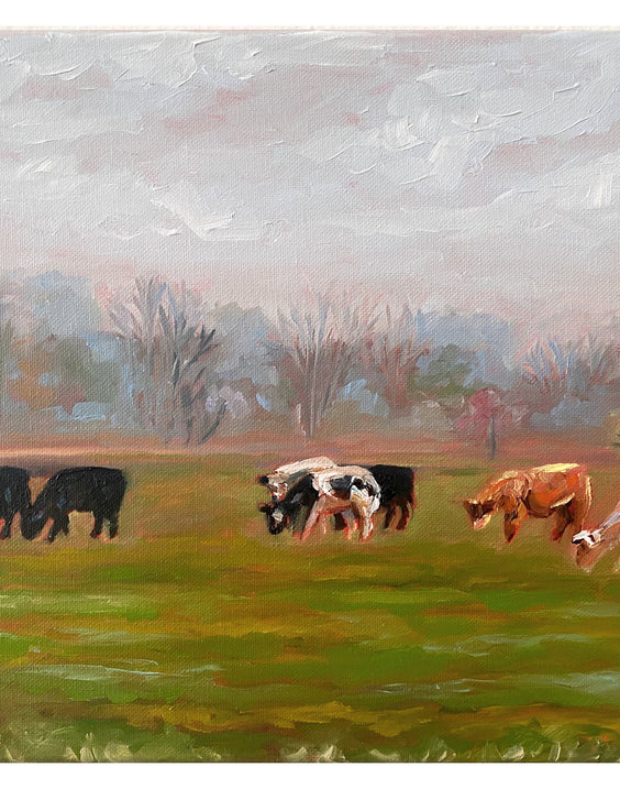 Grazing | Oil on Canvas | 12