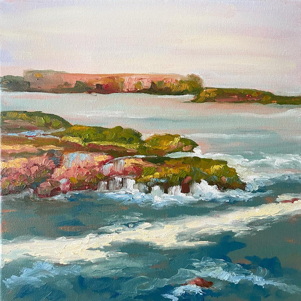 Rising Tide | Oil on Canvas | 12" x 12" - rebeccarobbfineart.com